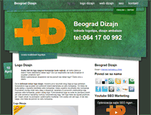 Tablet Screenshot of beograddizajn.com